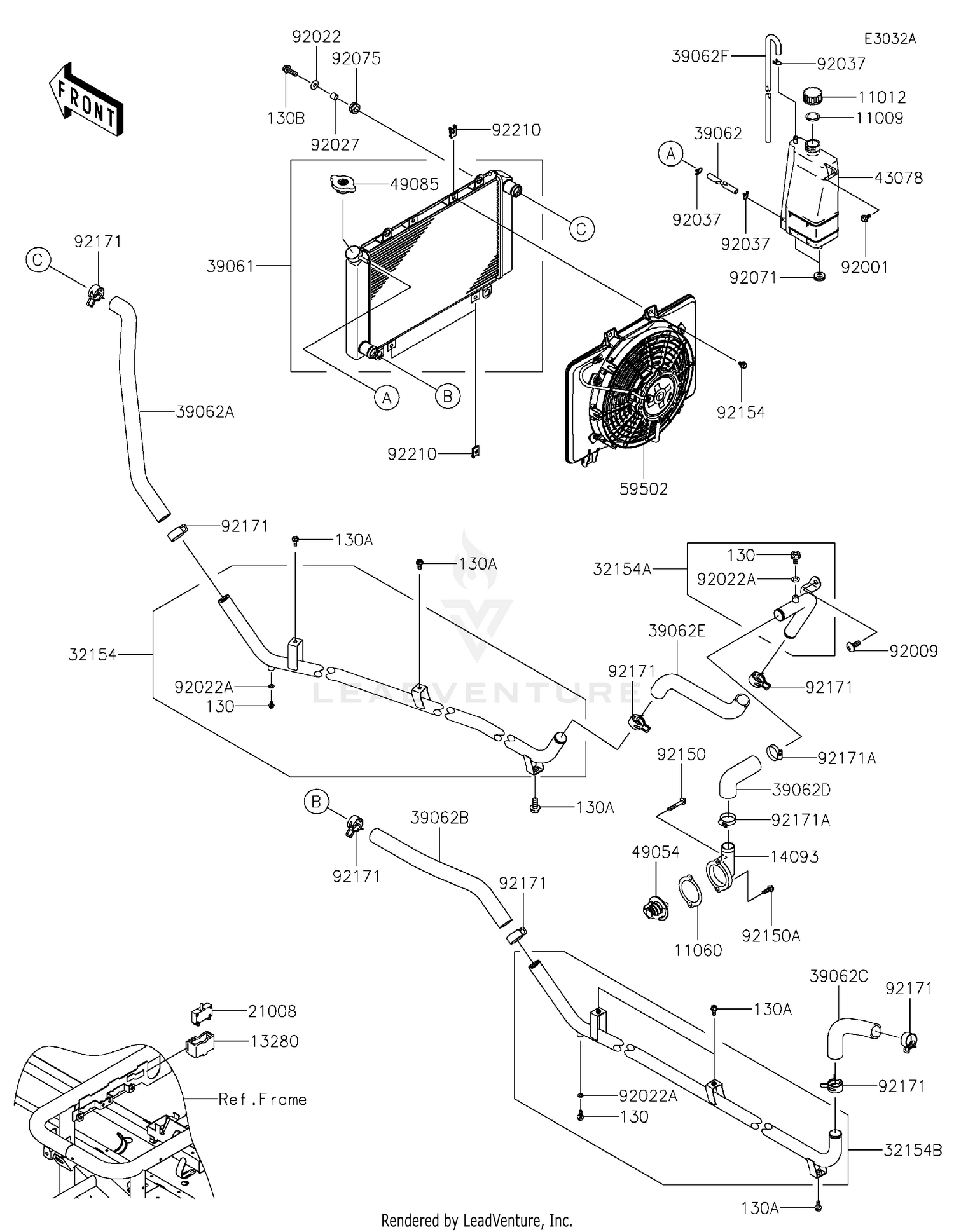 Radiator(JK1AFCW1 MB502306 - )