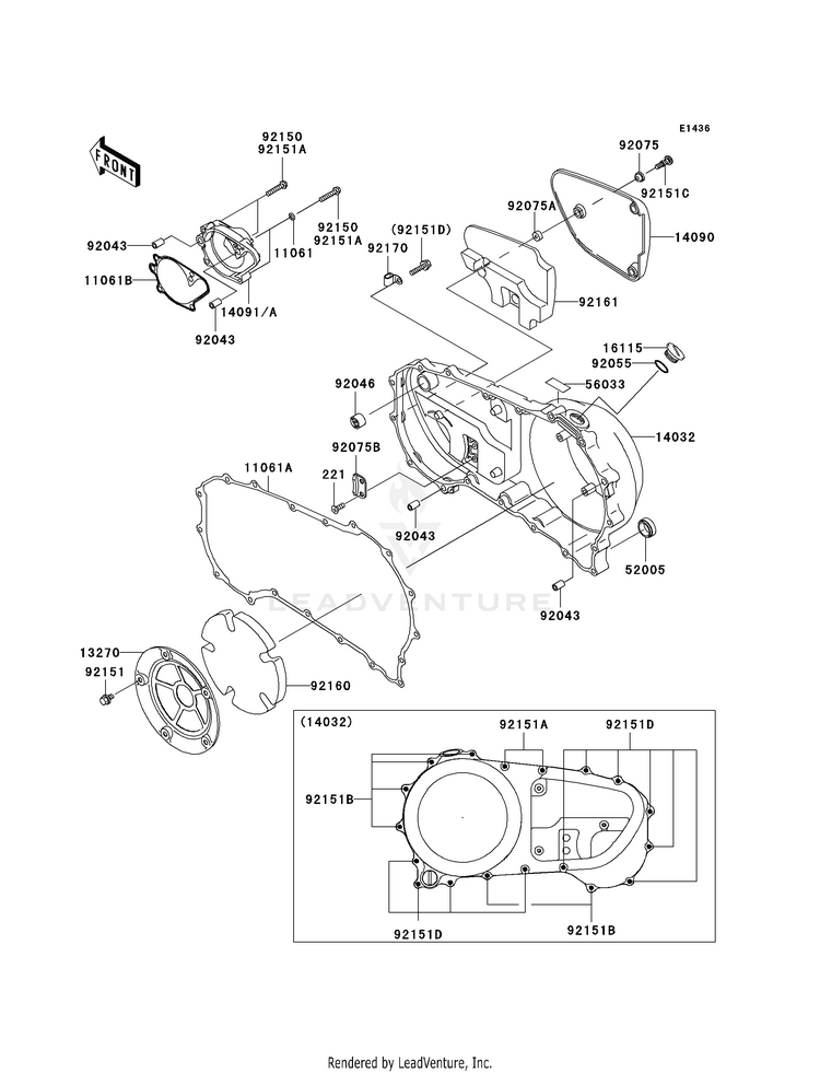 Right Engine Cover(S) Schematic