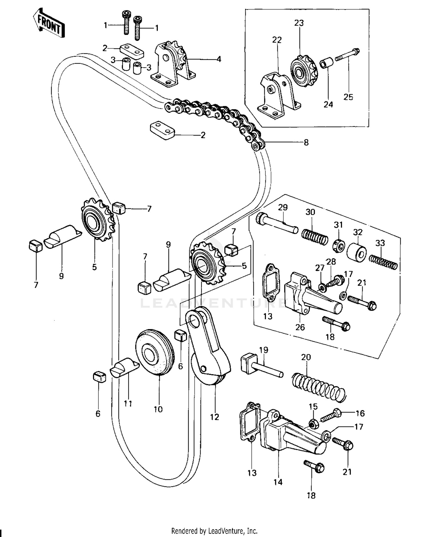 CAM CHAIN/TENSIONER