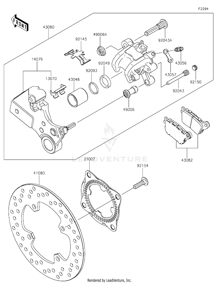 Rear Brake Schematic