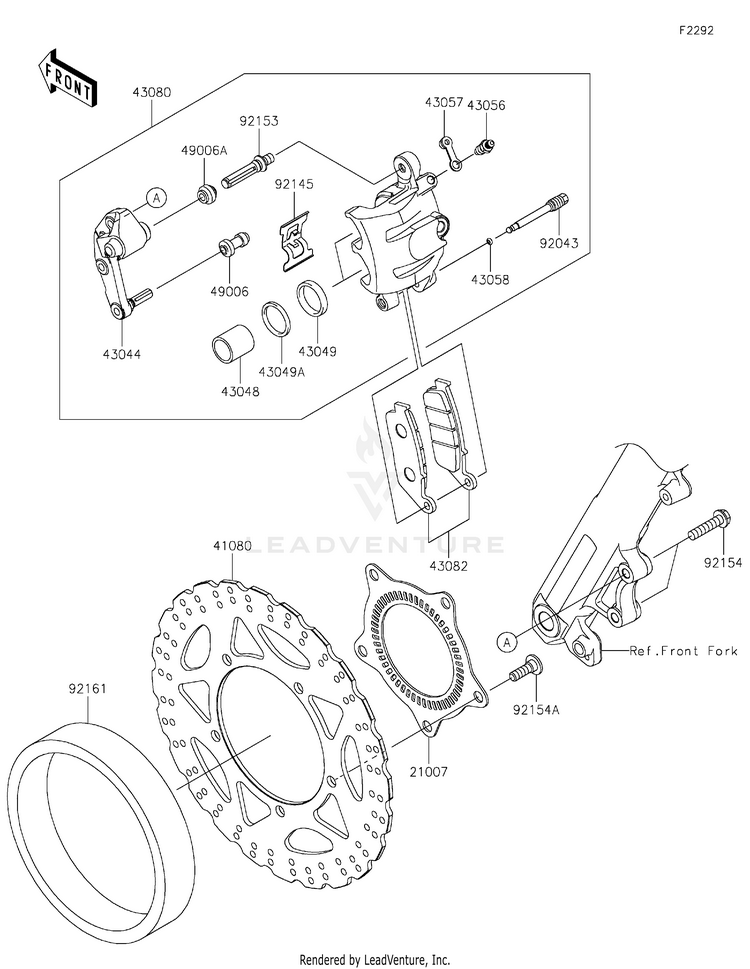 Front Brake Schematic