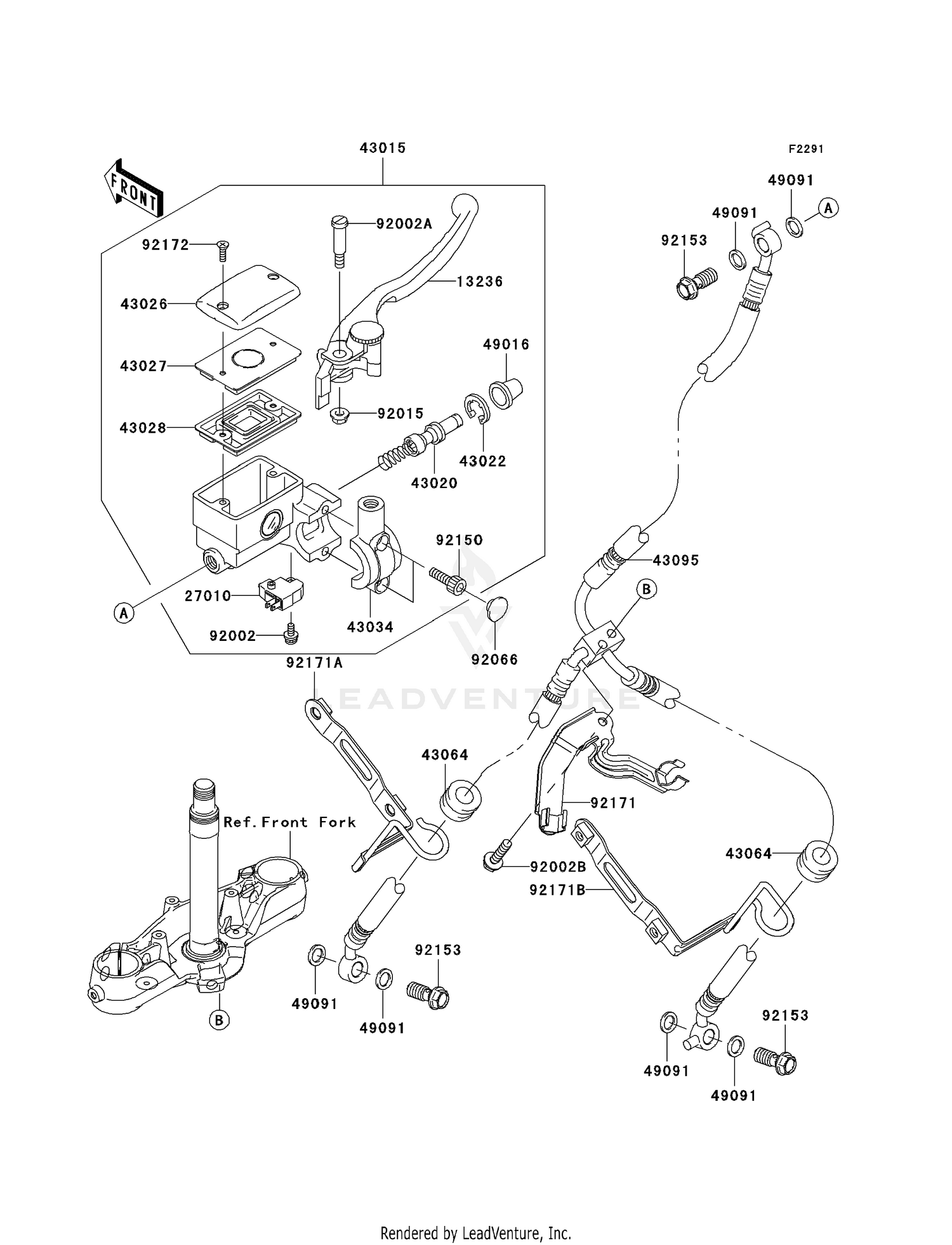 FRONT MASTER CYLINDER