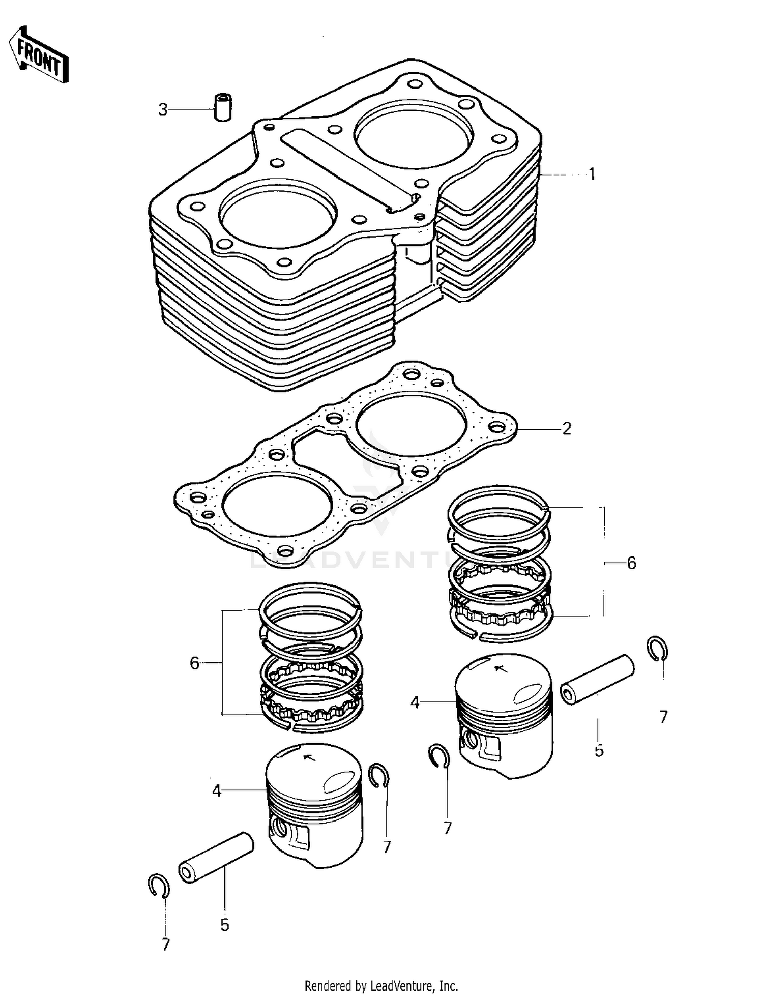 CYLINDER/PISTONS