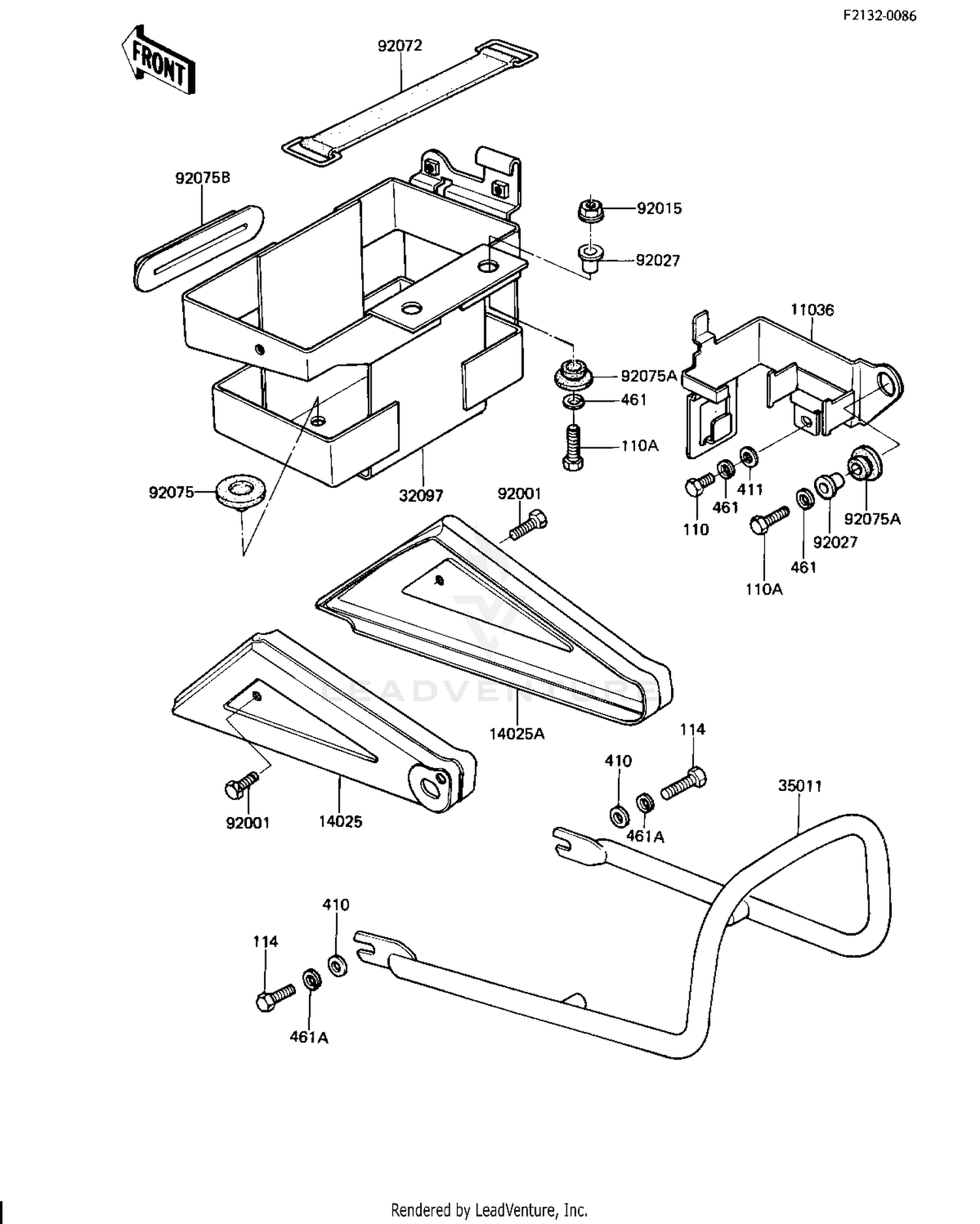 BATTERY CASE/ELECTRO BRACKET