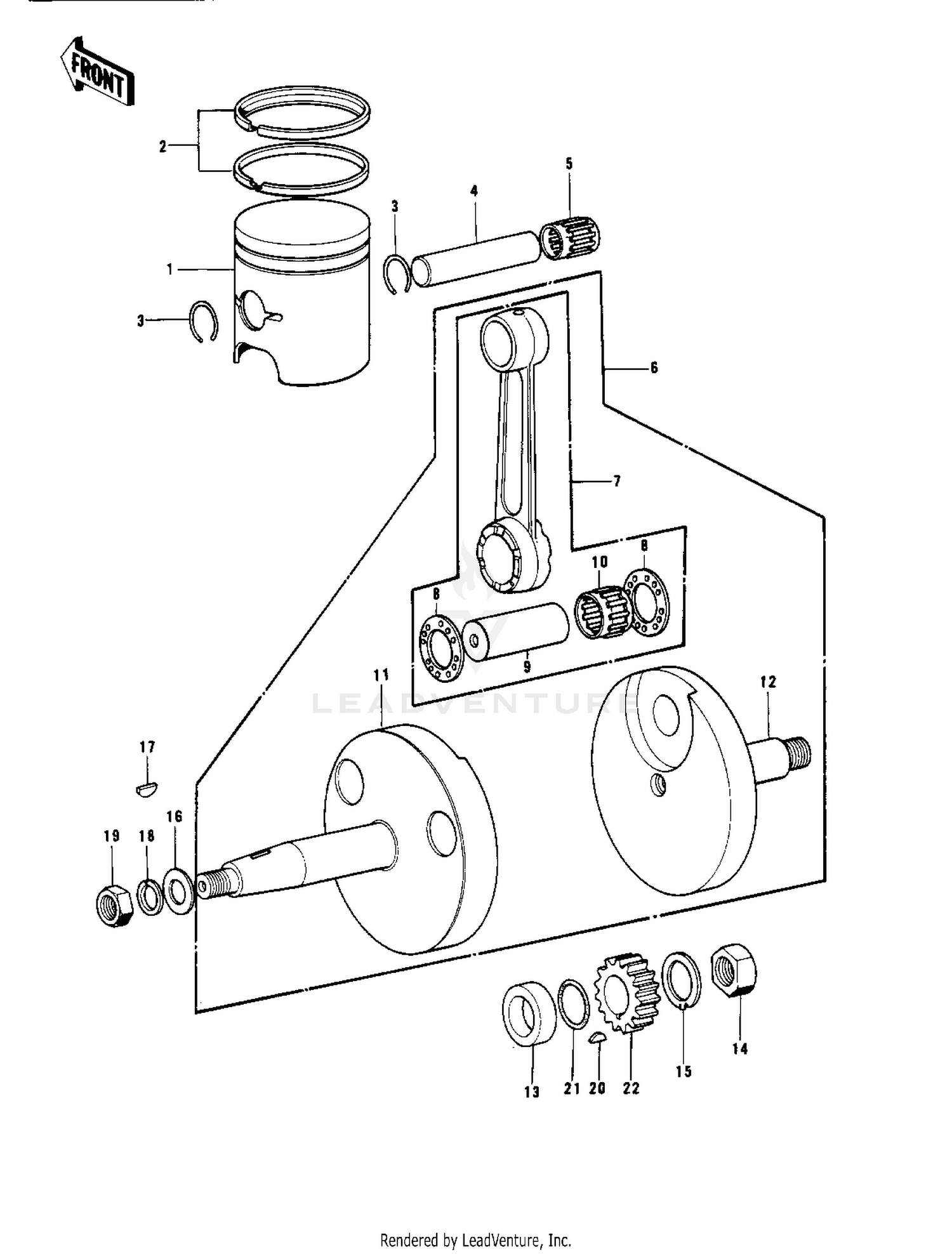 CRANKSHAFT/PISTON