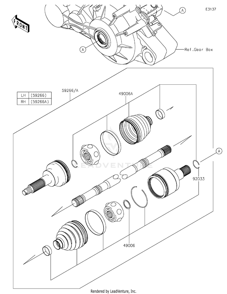 Drive Shaft-Rear Schematic