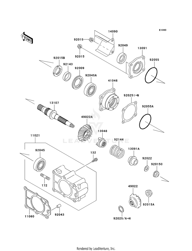 Bevel Gear Case Schematic