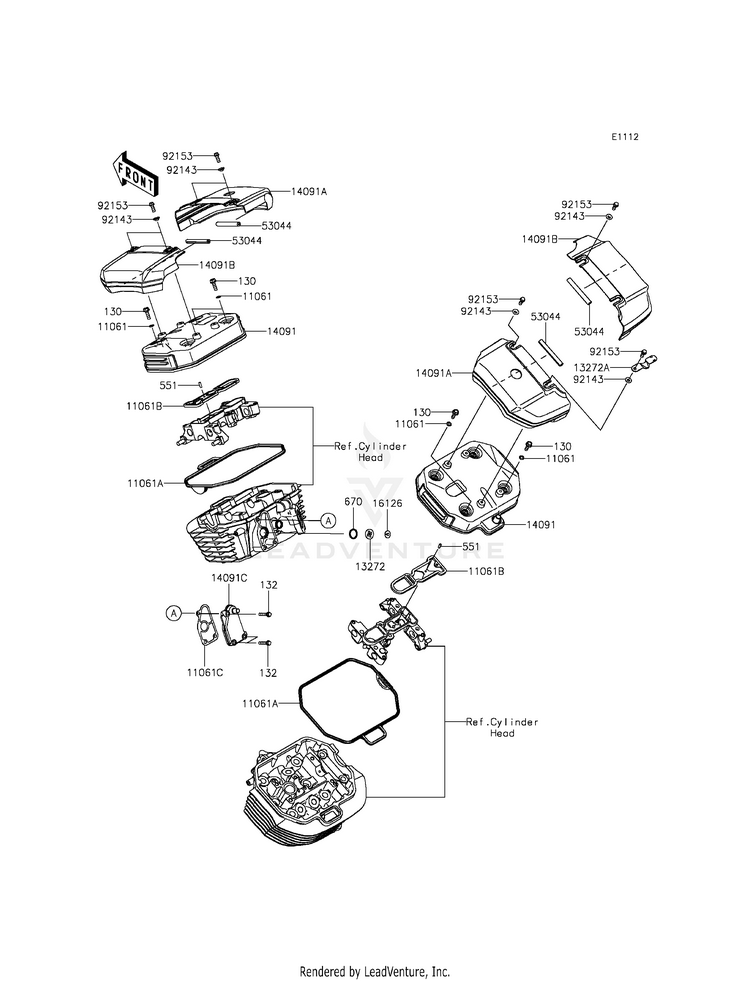 Cylinder Head Cover Schematic