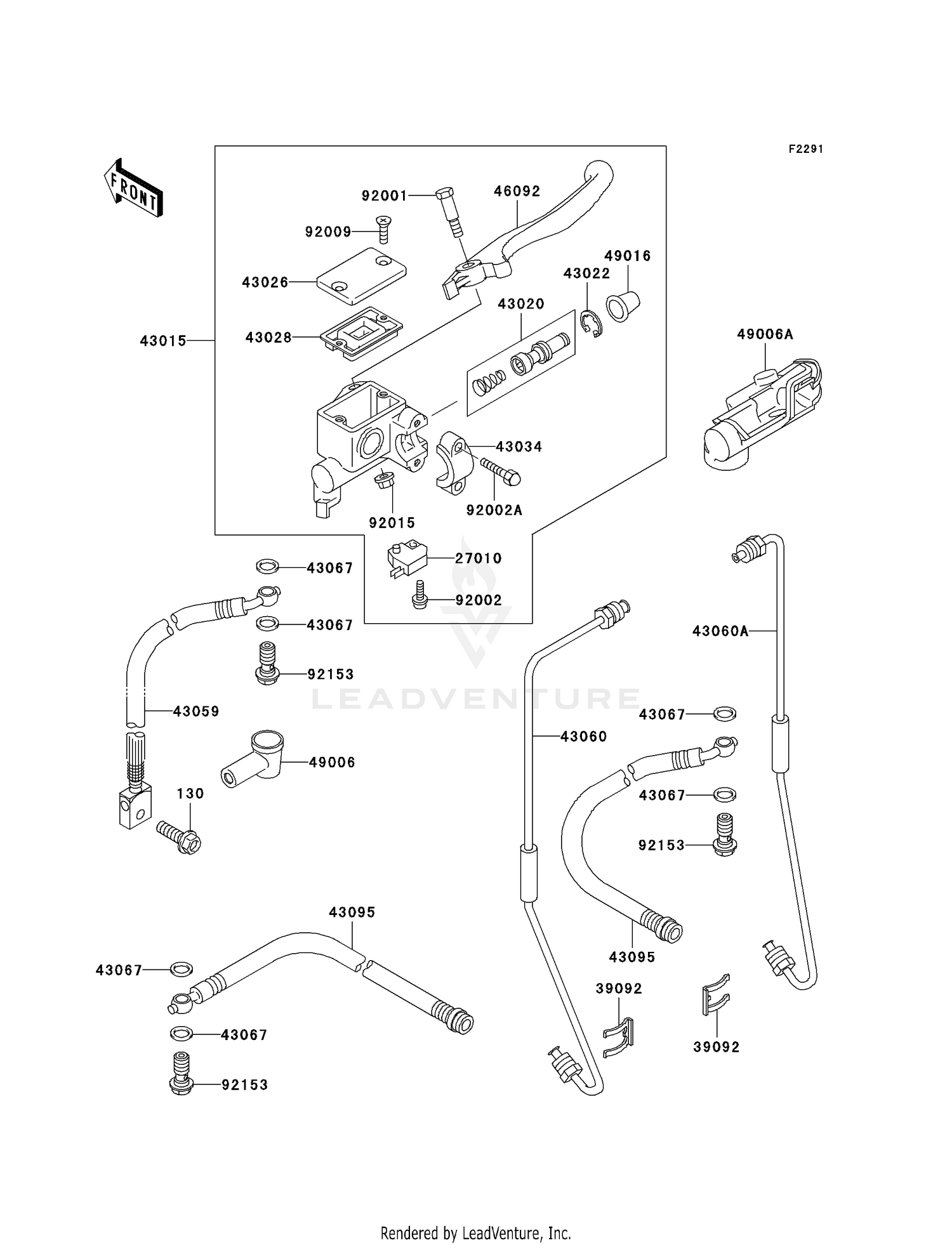 FRONT MASTER CYLINDER