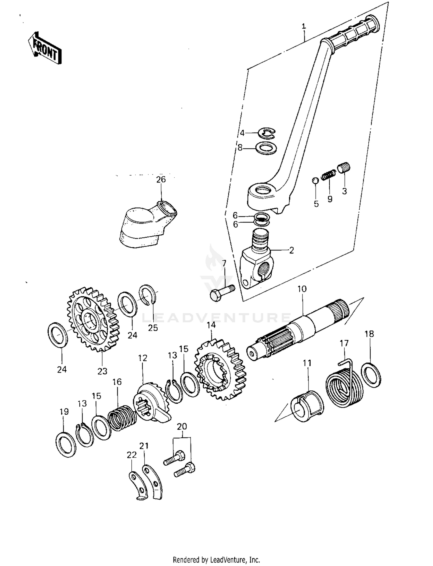 KICKSTARTER MECHANISM