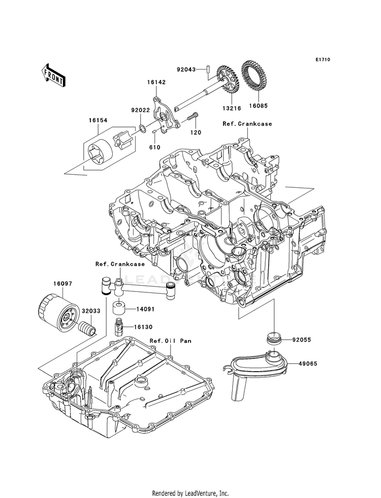 Oil Pump/Oil Filter Schematic