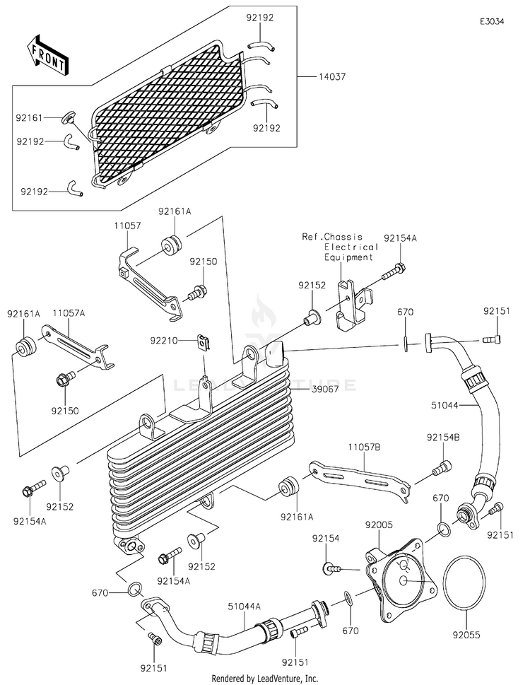 Oil Cooler Schematic