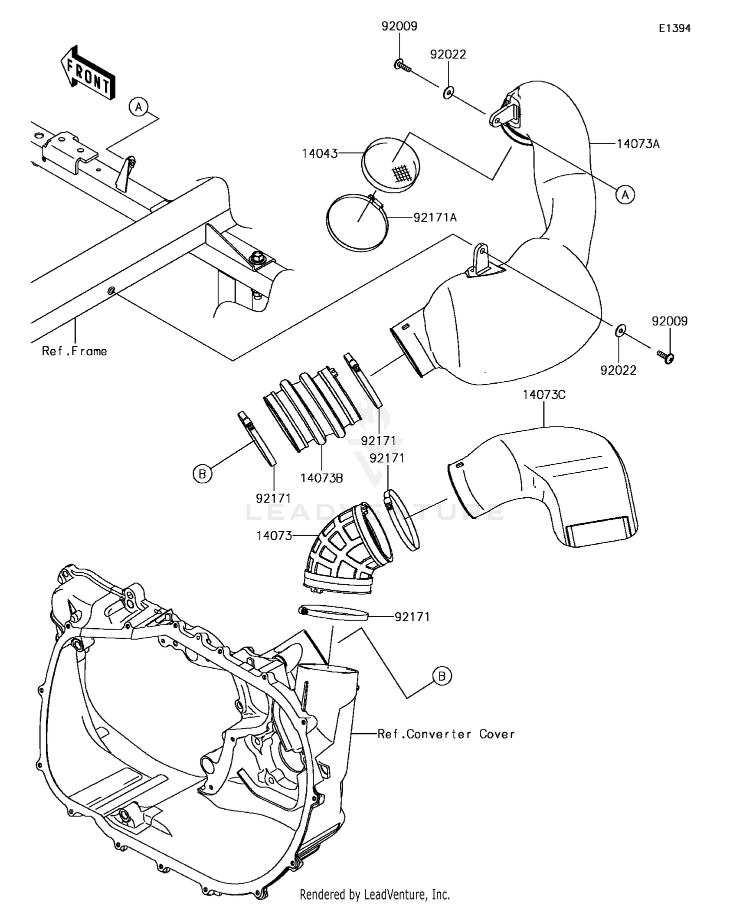 Air Cleaner-Belt Converter