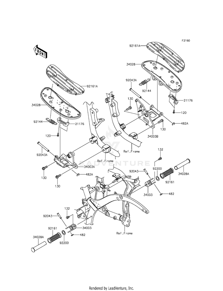 Footrests Schematic