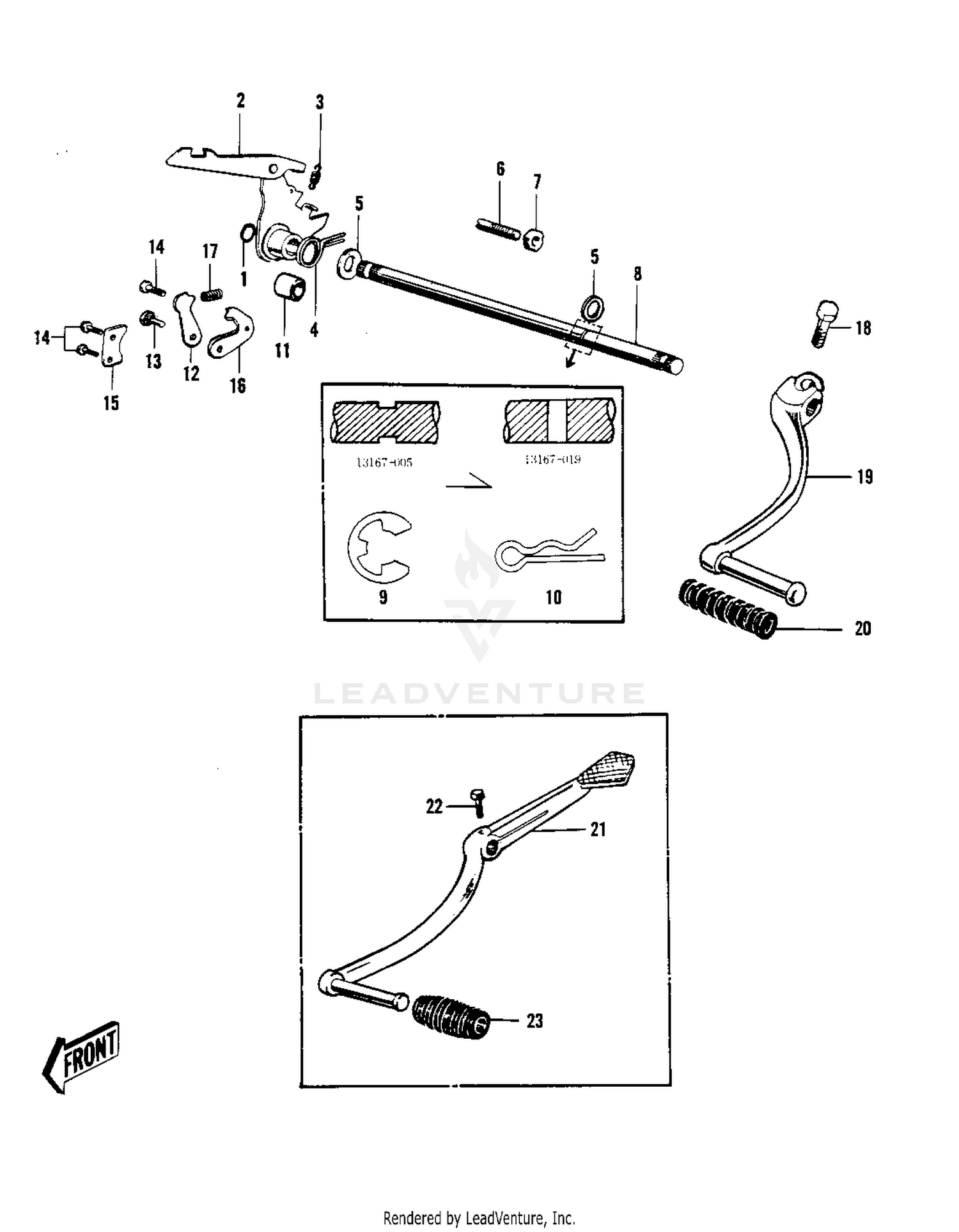 GEAR CHANGE MECHANISM