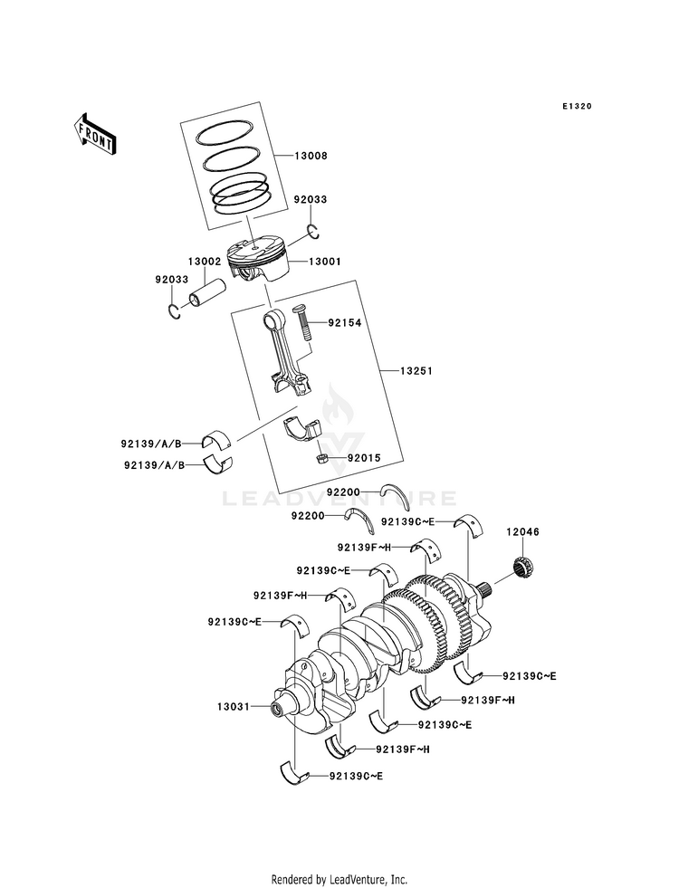 Crankshaft/Piston(S) Schematic