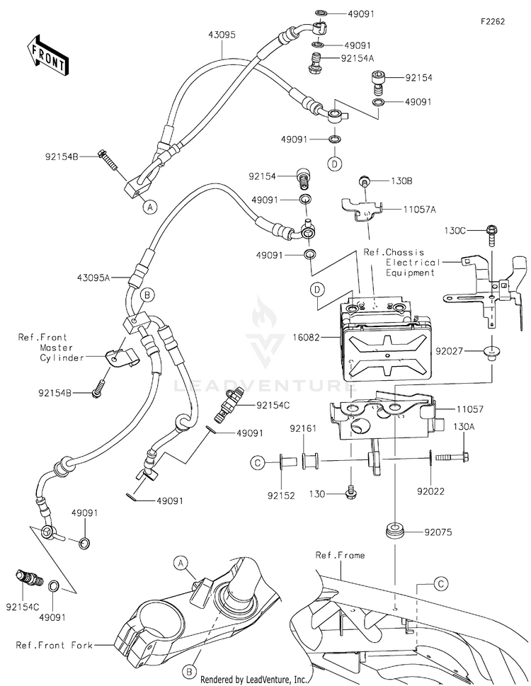 Brake Piping Schematic