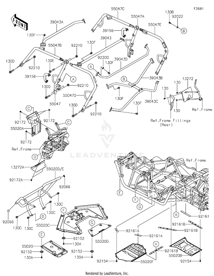 Guards/Cab Frame Schematic