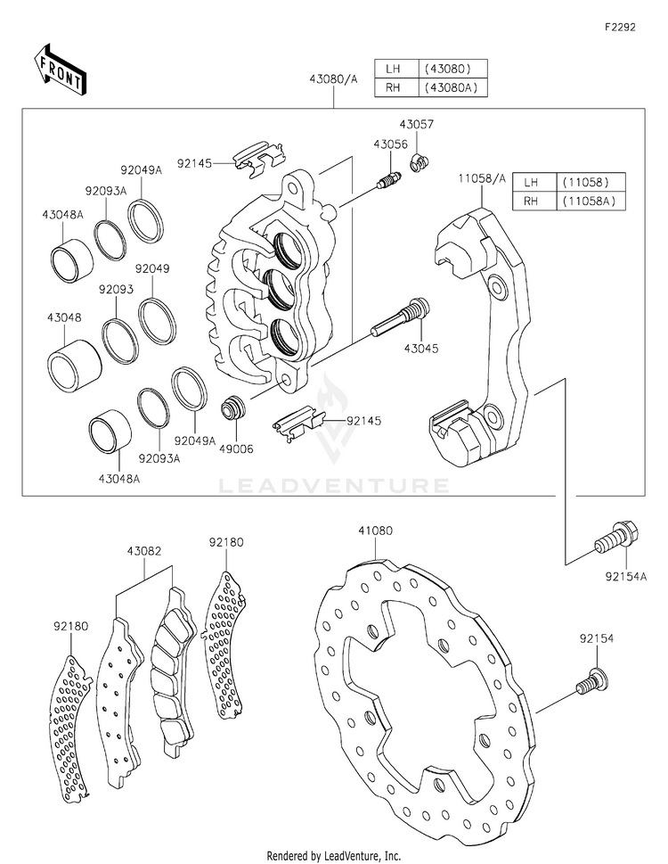 Front Brake Schematic