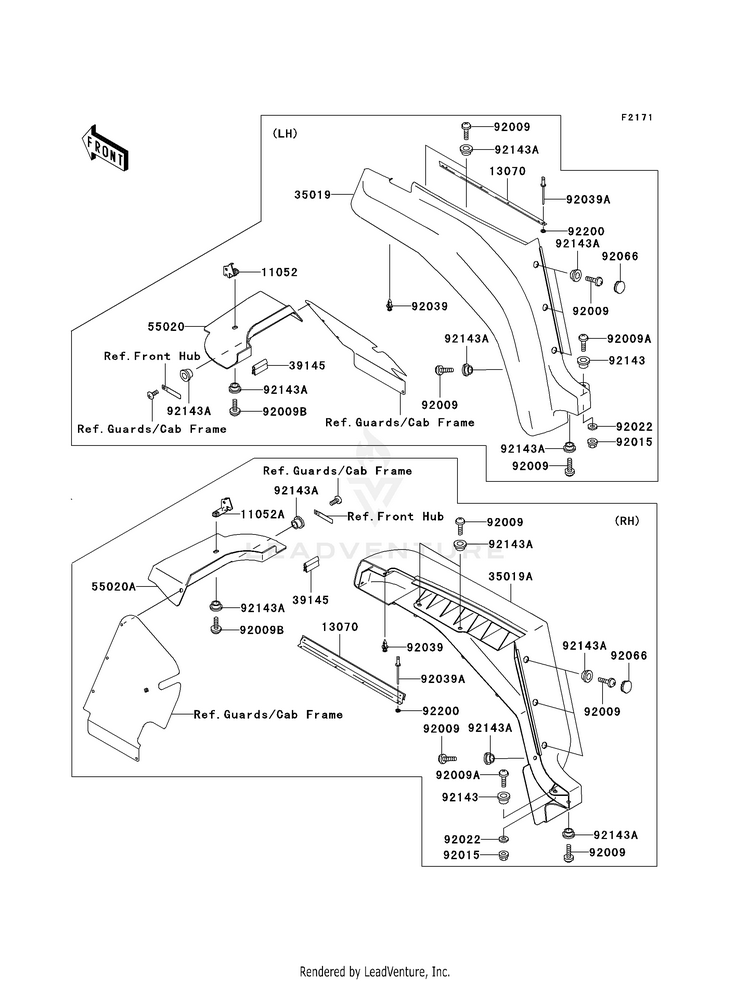 Front Fender(S) Schematic