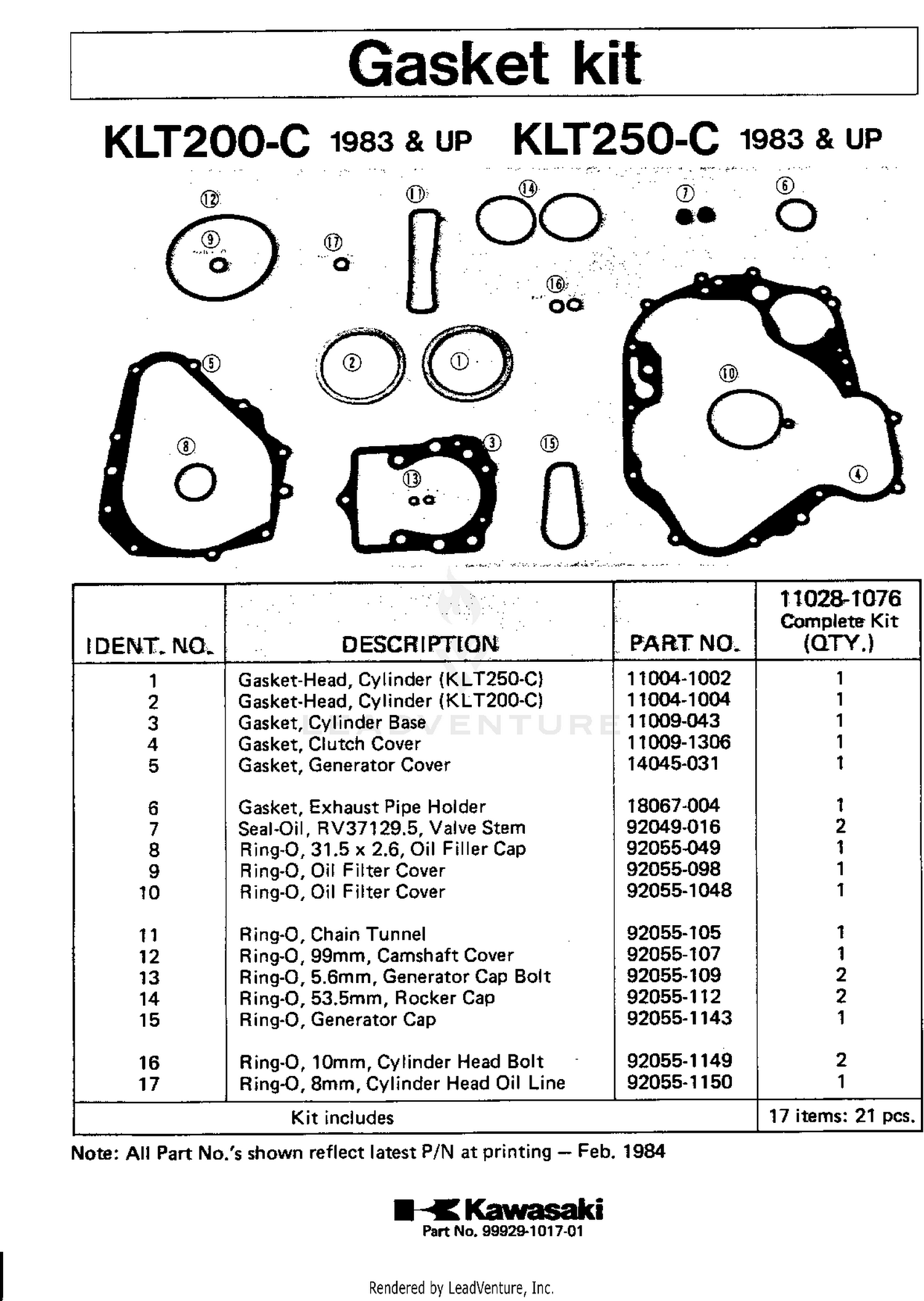 Assembly diagram