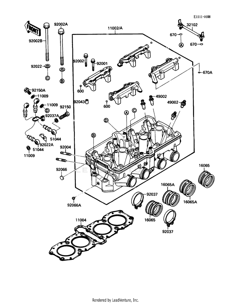 Cylinder Head Schematic