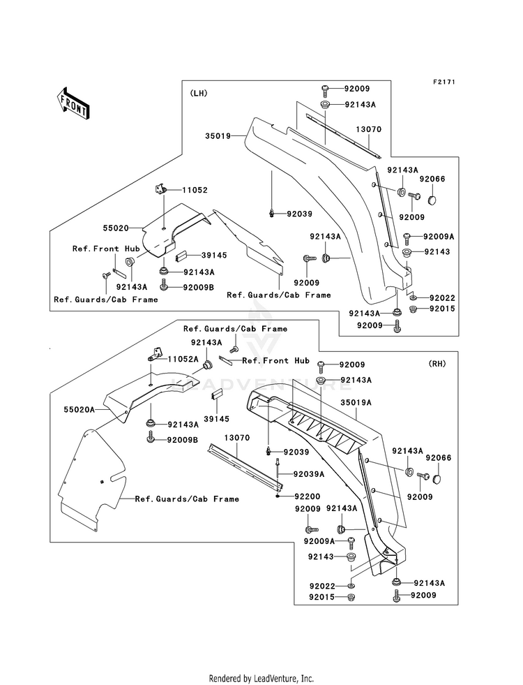 Front Fender(S) Schematic
