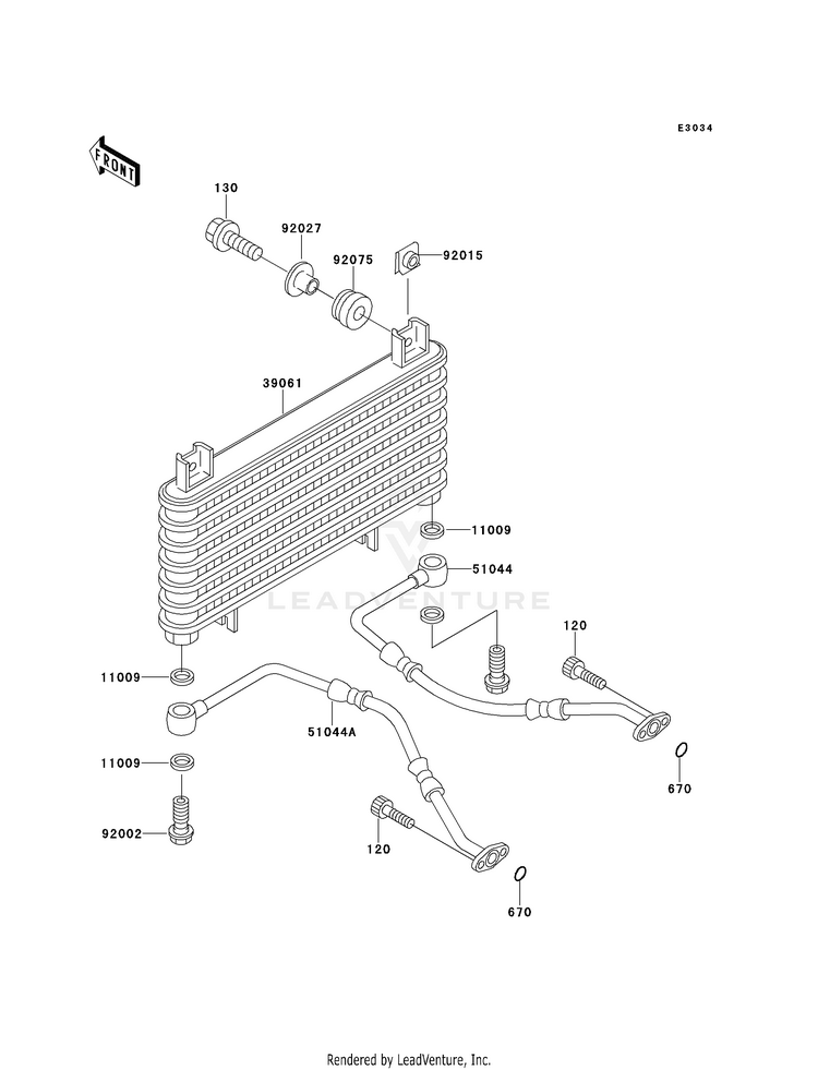 Oil Cooler Schematic