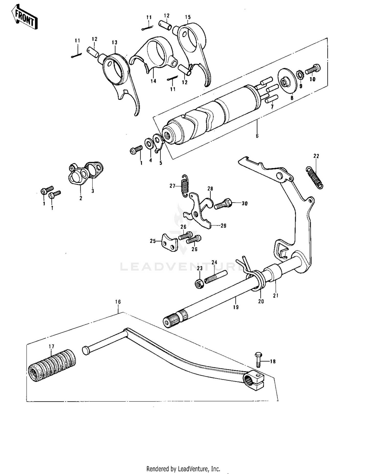 GEAR CHANGE MECHANISM