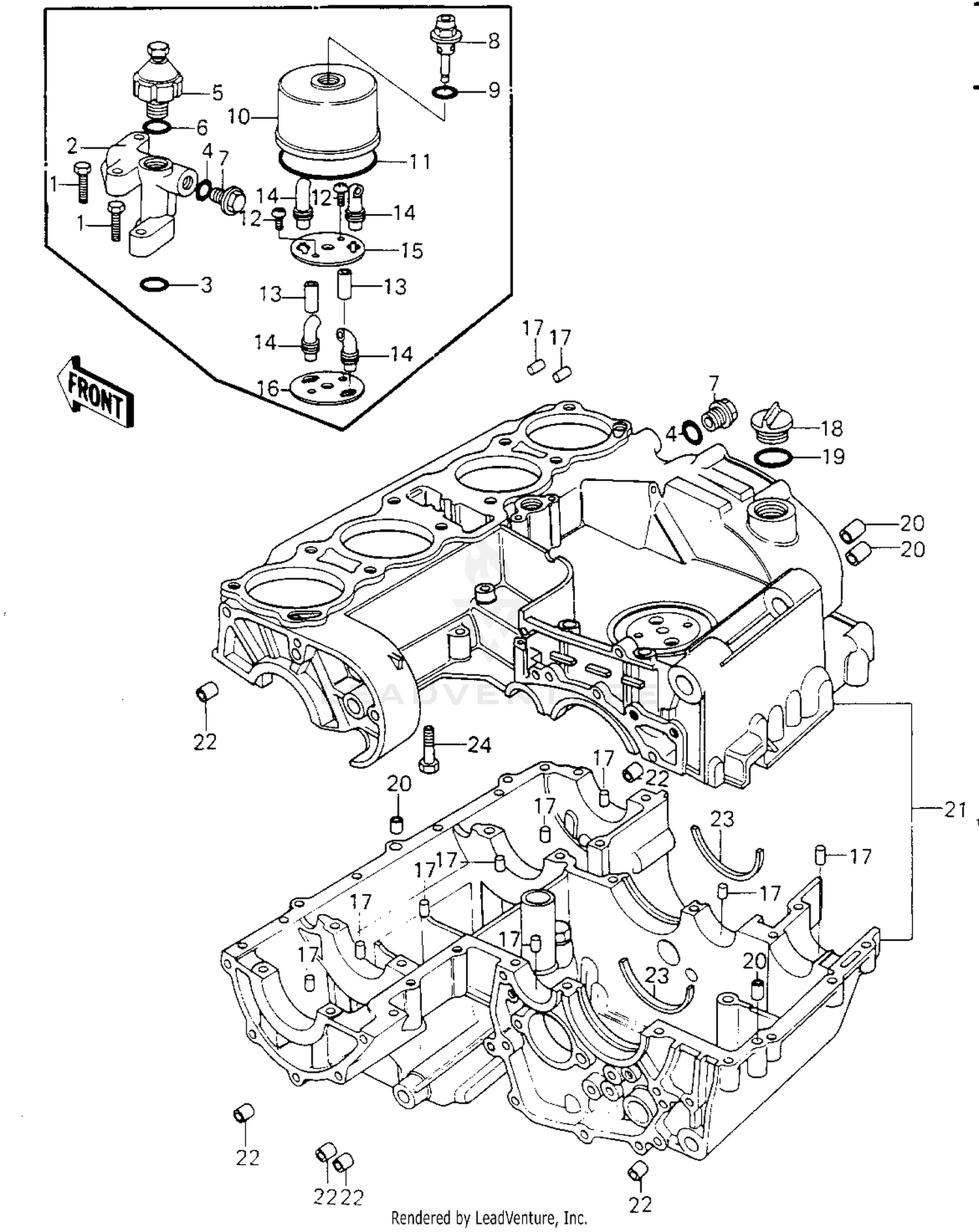 CRANKCASE/BREATHER COVER