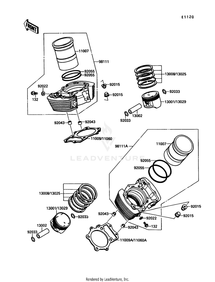 Cylinder/Piston Schematic