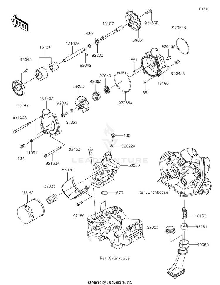 Oil Pump/Oil Filter Schematic