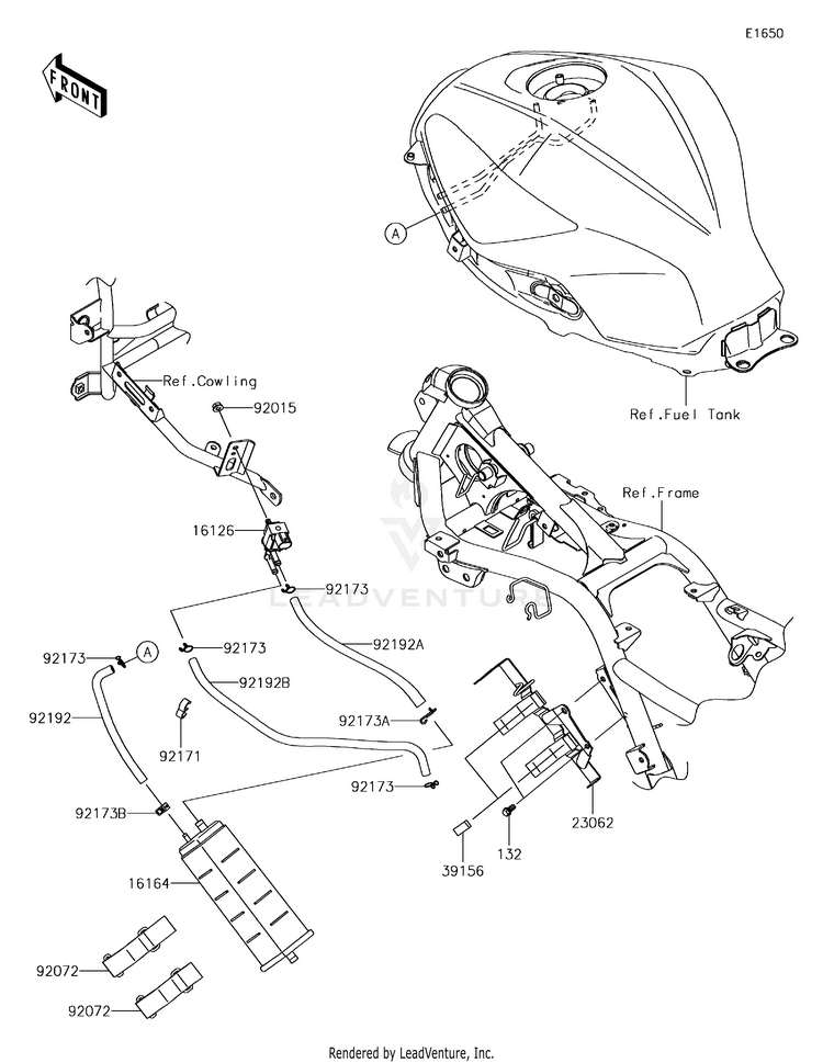Fuel Evaporative System(Ca) Schematic