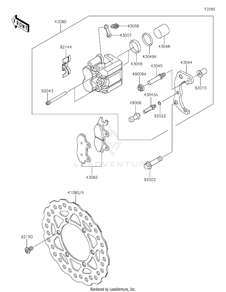 Front Brake Schematic
