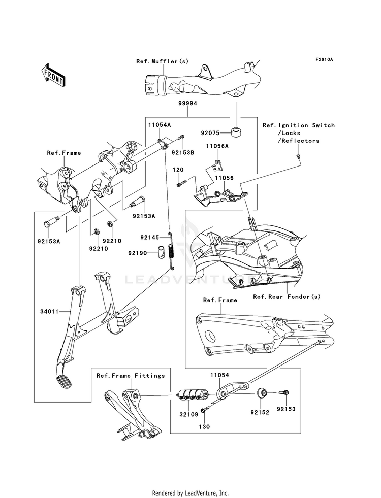 Accessory (Centerstand) Schematic