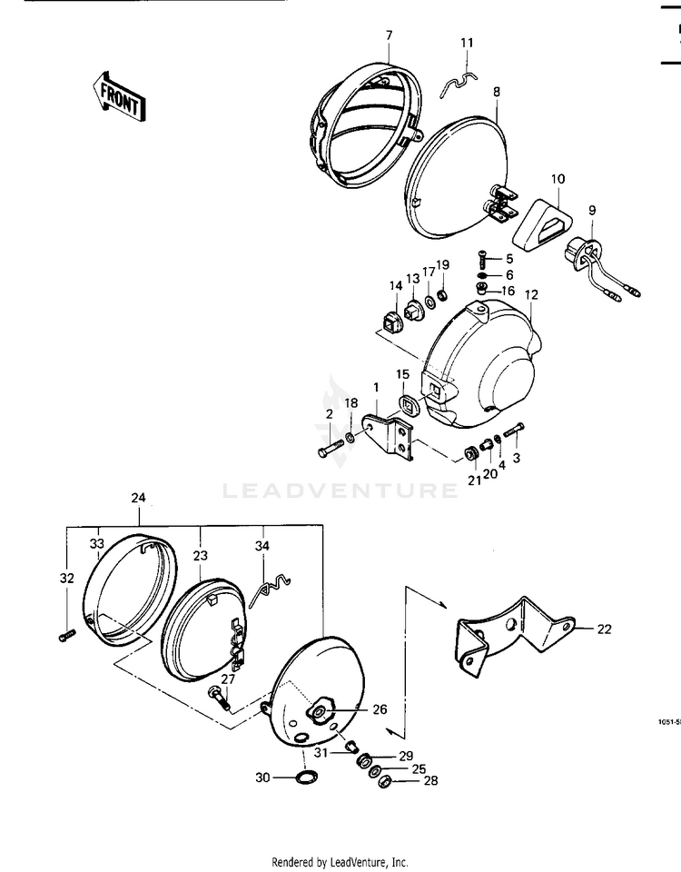 Headlight/Pursuit Light Schematic