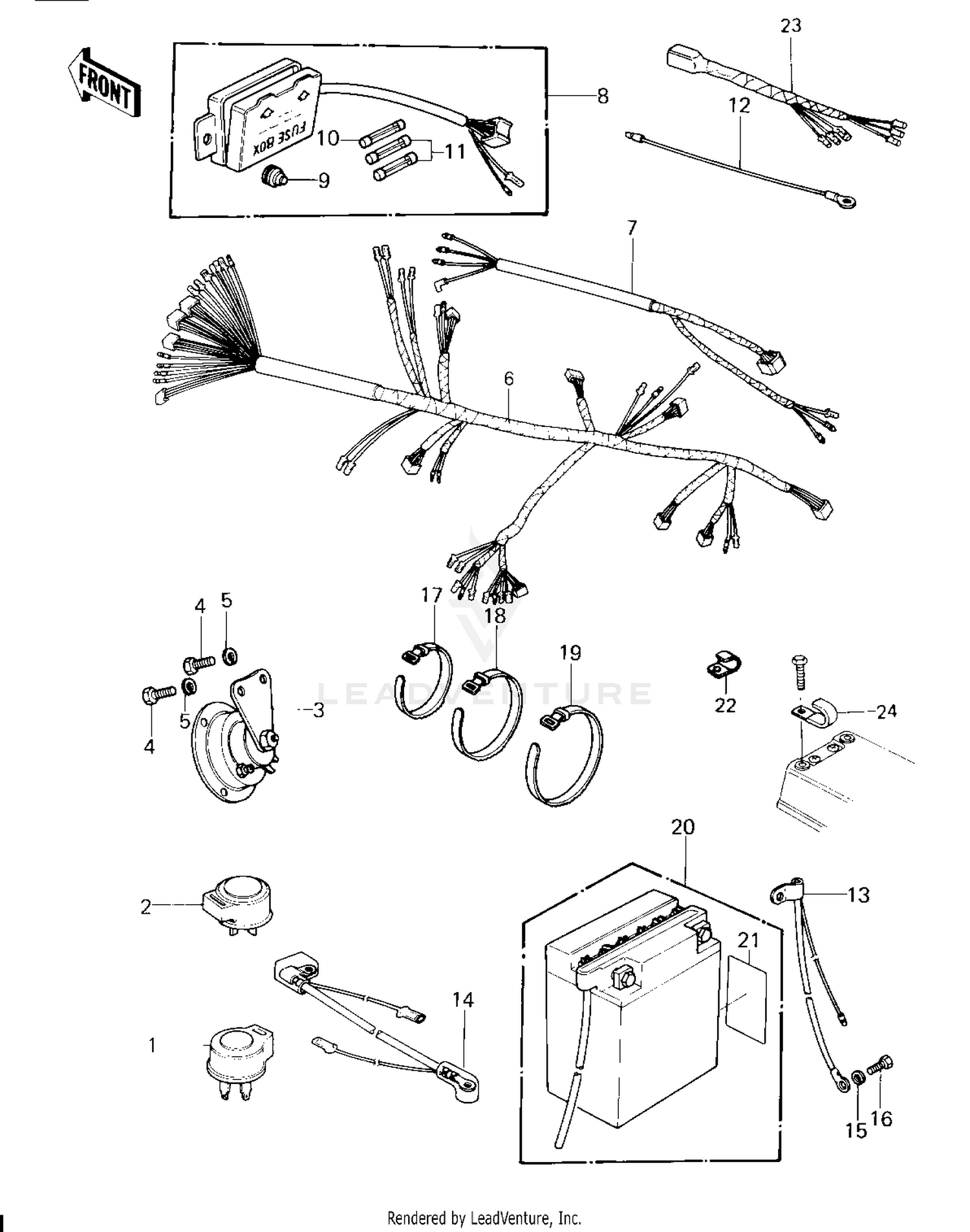 CHASSIS ELECTRICAL EQUIPMENT ('80 H1)