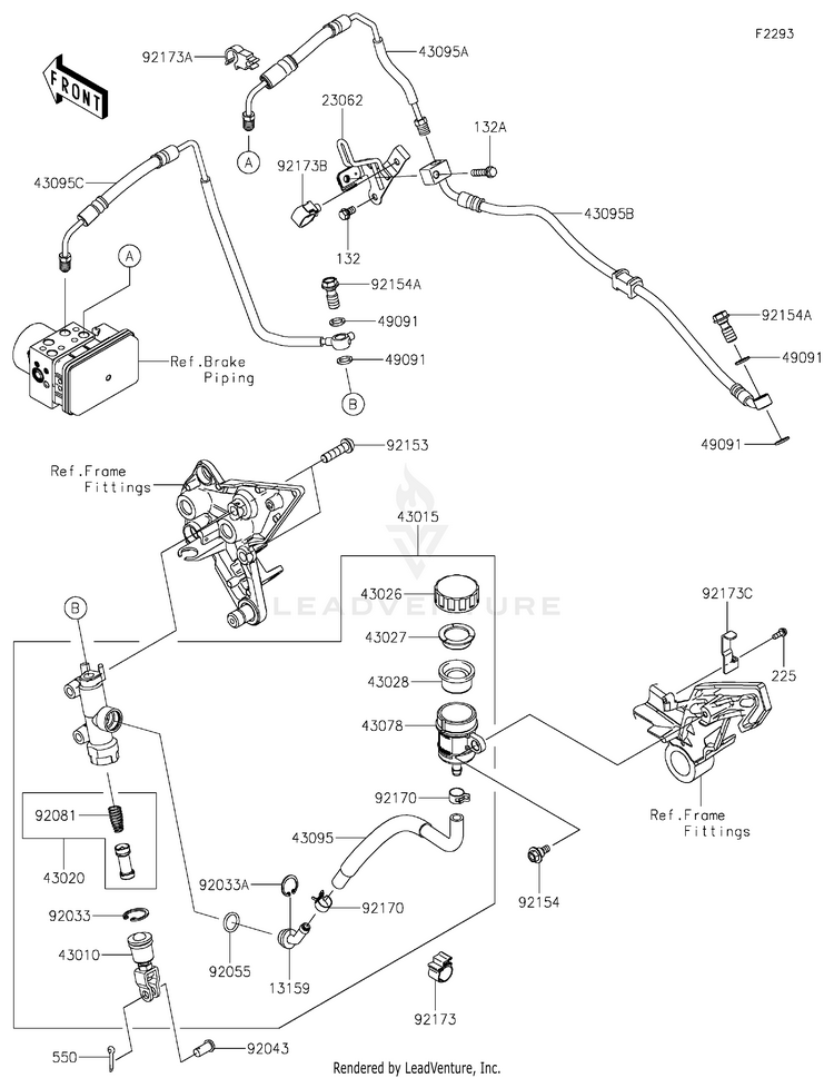 Rear Master Cylinder Schematic
