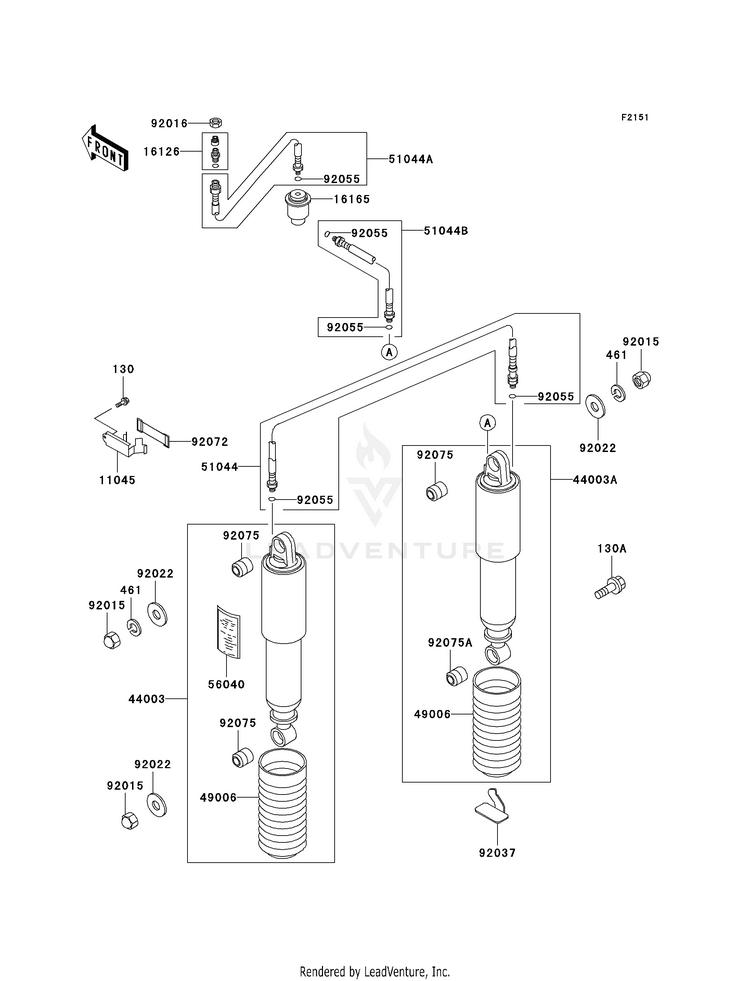 Suspension/Shock Absorber Schematic