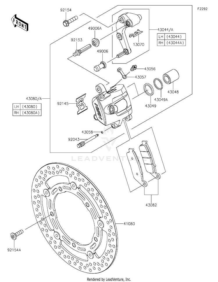 Front Brake Schematic