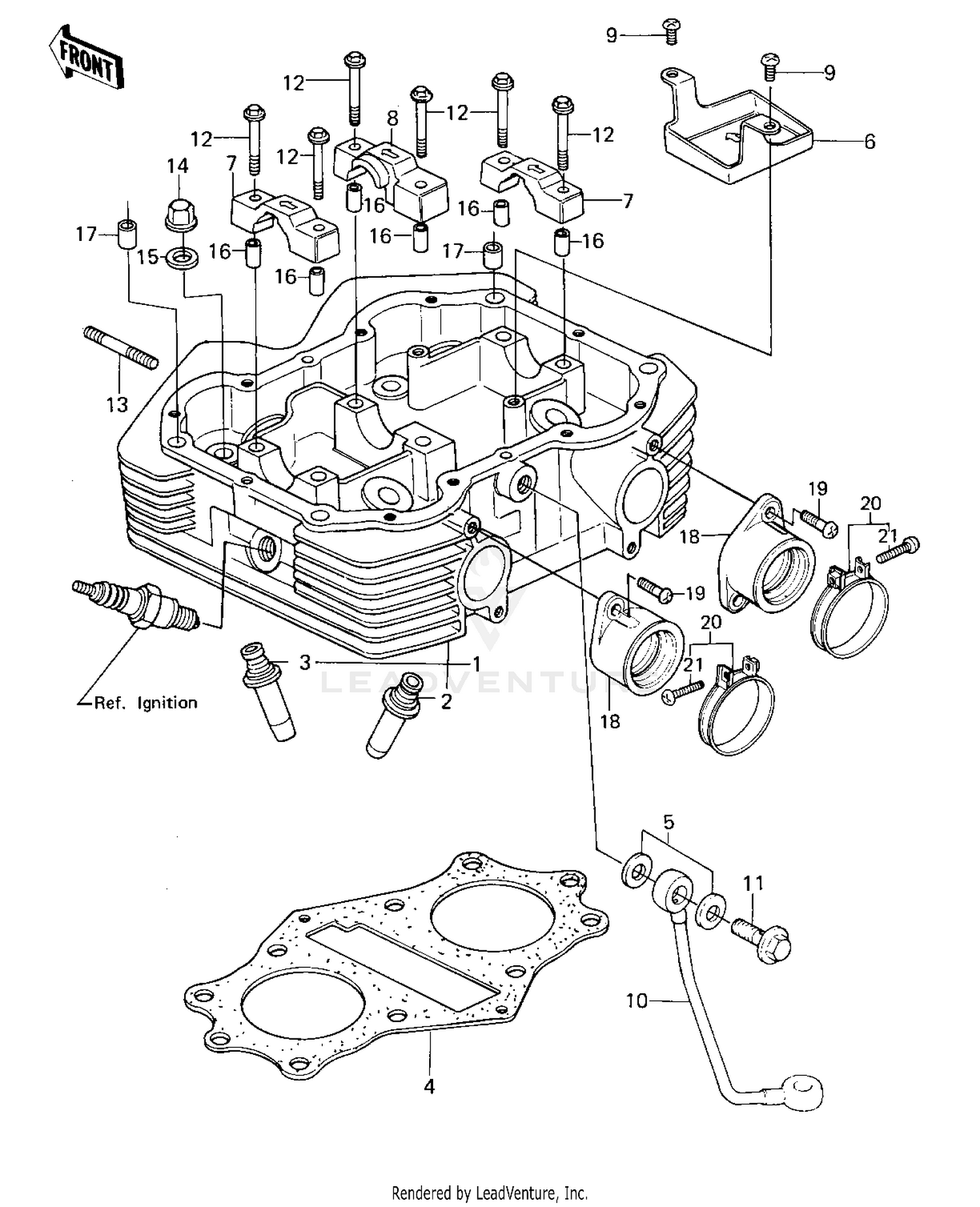 CYLINDER HEAD ('80 A1)