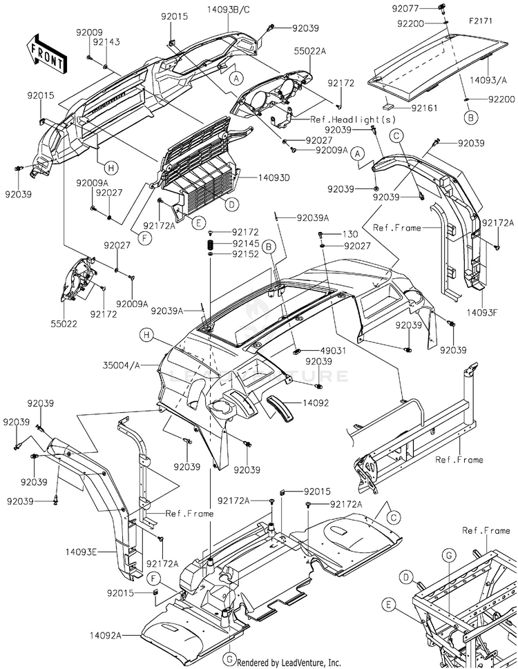 Front Fender(S) Schematic