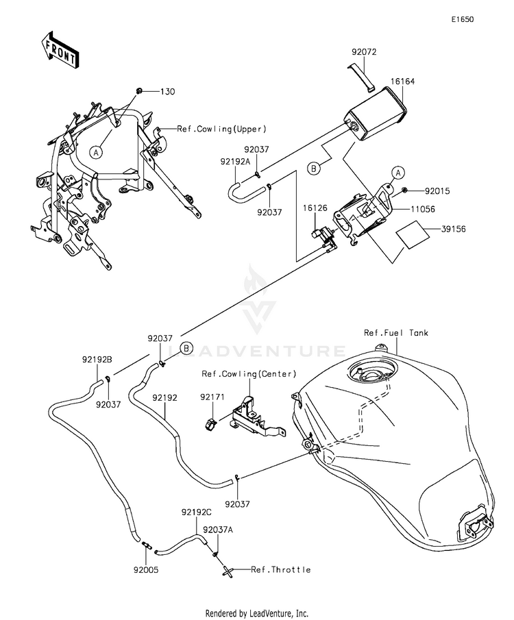 Fuel Evaporative System(Ca) Schematic