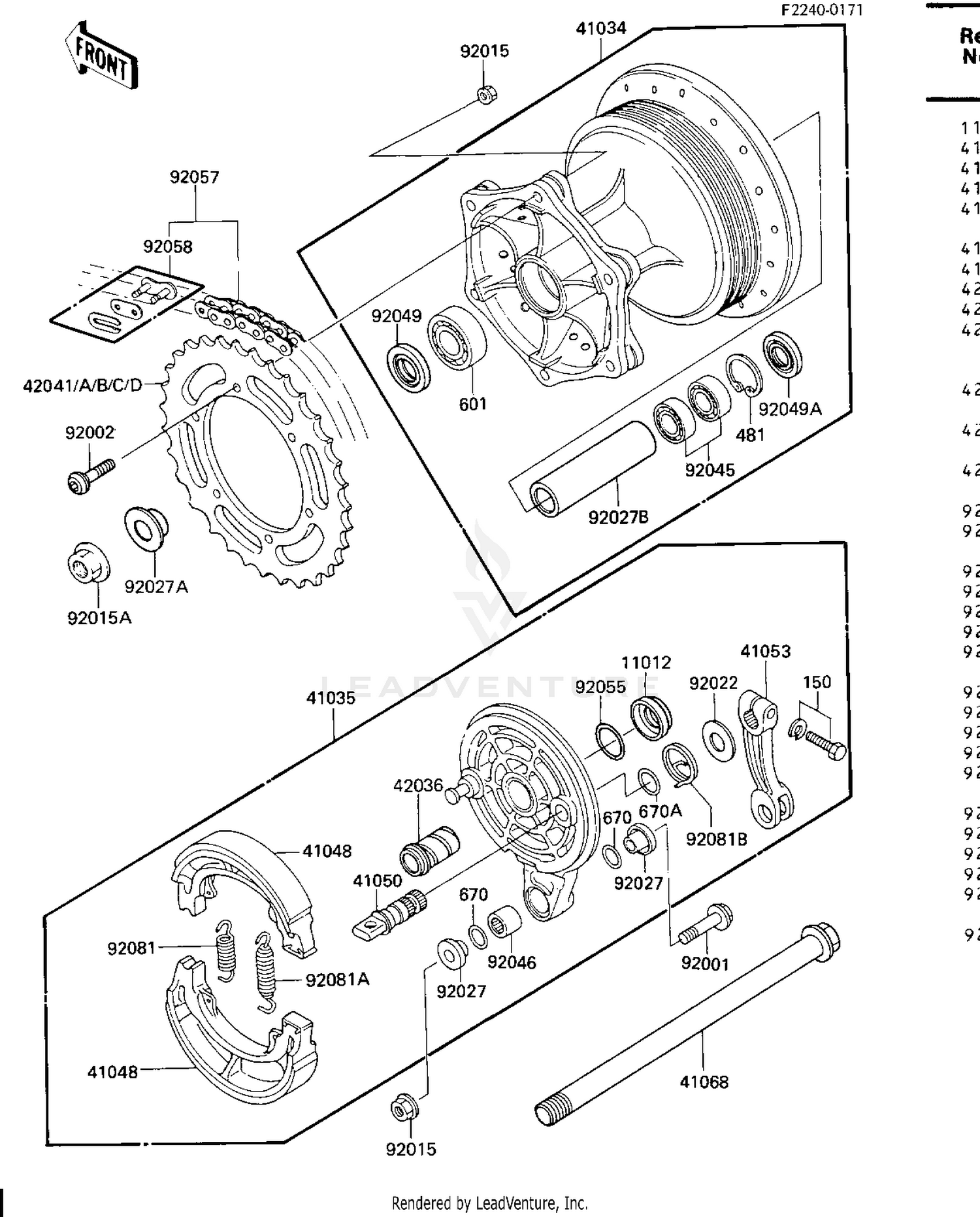 Assembly diagram