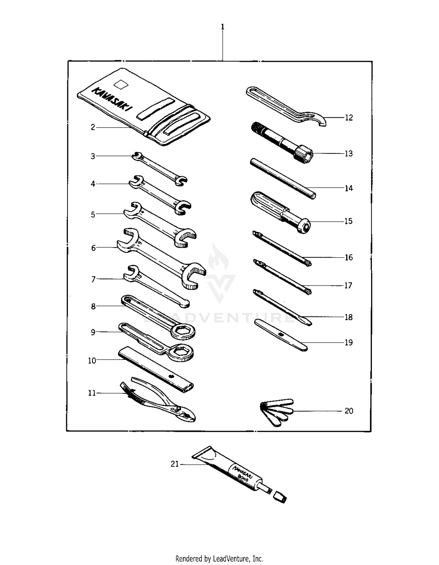 OWNER TOOLS ('75 S)