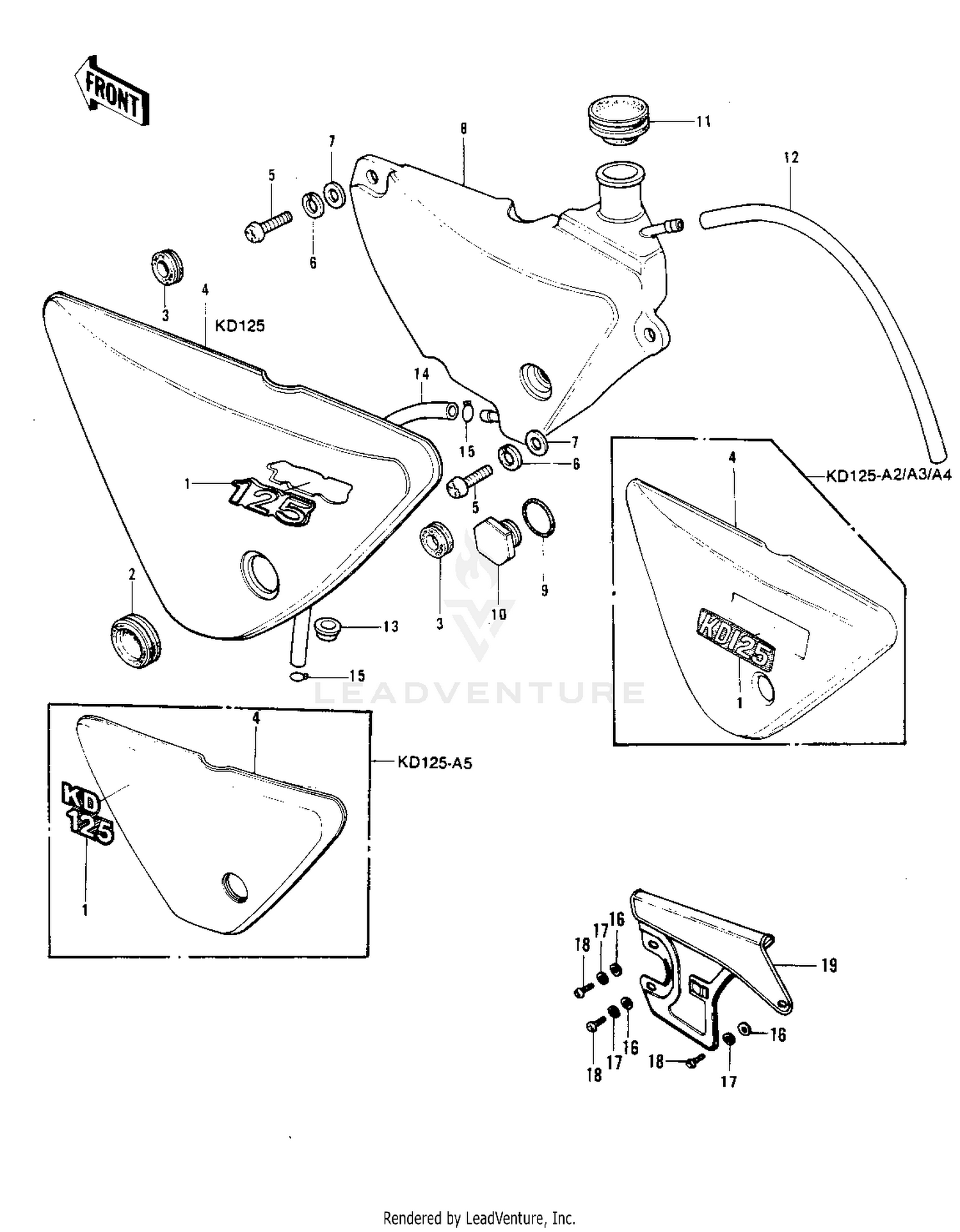 SIDE COVER/OIL TANK/CHAIN COVER