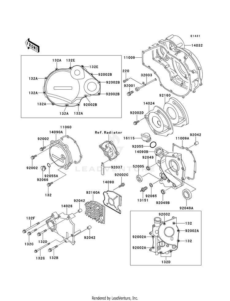 Engine Cover(S) Schematic