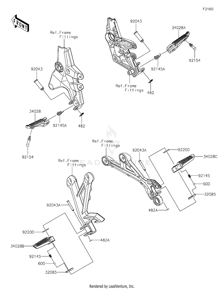 Footrests Schematic