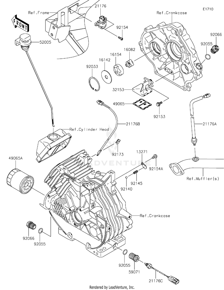 Oil Pump/Oil Filter Schematic