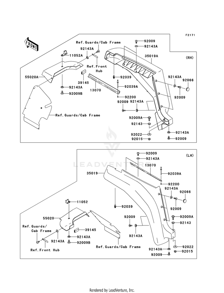 Front Fender(S) Schematic